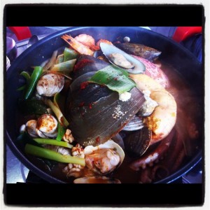 soupe de fruits de mer