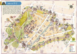 Plan de la forteresse de Hwaseong en 1796