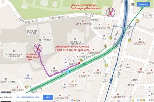 se rendre au local garde